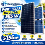 Panel solar bifacial 595 W - Img 58012991