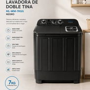 **Lavadora Semiautomática de Doble Tina 7KG** - Img 56542534