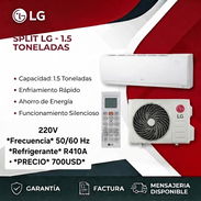 Split de 1.5 tonelada LG 220v, electroventas 💯 - Img 57913555