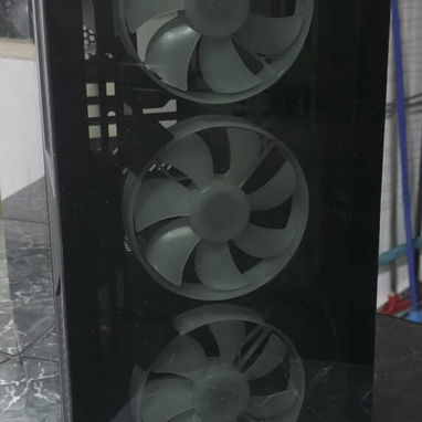 Chasis Thermaltake Versa T25 Cristal templado al frente y al lado. 4 fanes rgb. - 2/3