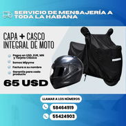 🚀 COMBO ESPECIAL ✔️ Capa de moto + Casco integral de moto= 65 USD - Img 55944124