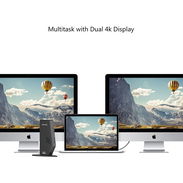Estación para conectar 2 pantallas 4k a la vez, ideal para negocios. - Img 53754723
