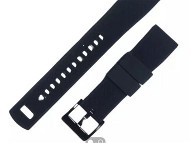 Manilla de cuero 20mm smart watch/ Manilla de cuero 22mm/ Manillla de goma 20mm y 22mm para reloj Samsung Xiaomi Amazfit - Img 60372796