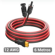 Cable Adaptador para Panel Solar a Estación de Energía con Conector XT60. (12AWG) 6 metro - Img 56823690
