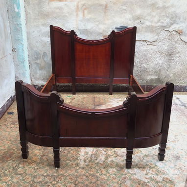⚜️ Cama imperial antigua restaurada • Entrega incluida 🚛 - 2/5