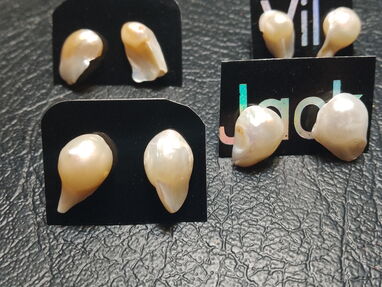 Aretes pulseras conjuntos con piedras semipreciosas.cuarzos.perlas de cultivo auténticas - Img 64504512