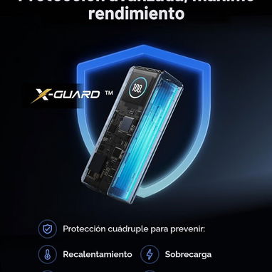 Cargador portátil Ecoflow Rapid de 25000 mAh con 170w de potencia para teléfonos y laptops - 8/8