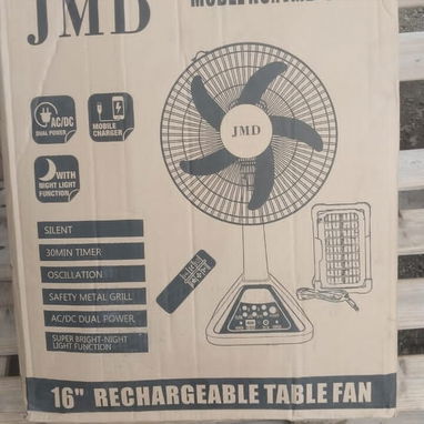 Ventilador recargable JMD de 16" - Img 121748198