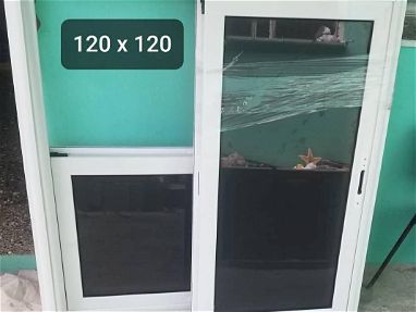 Puerta y ventana aluminio con cristal - Img main-image