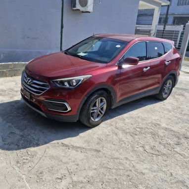 Hyundai Santa Fe 2018 Rojo - 3/4