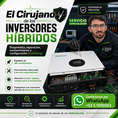 🔧 REPARACIÓN DE INVERSORES MUST EN LA HABANA - 5/6