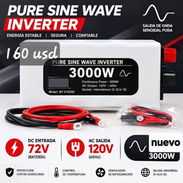 Convertidor de Corriente (12V -110V) (72V-110V) Onda Pura - Img 58119955