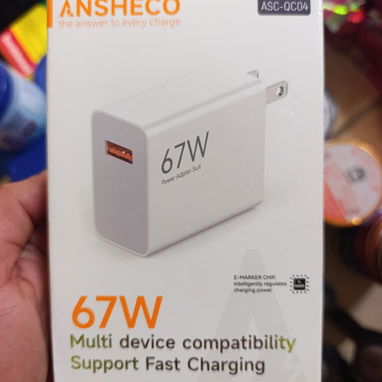 Cargador de teléfono 67W nuevo en caja - Img 122386552