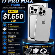 IPHONE 17 PRO MAX SELLADOS EN CAJA 📦 SIM FÍSICA 256GB ACCESORIOS GAFANTIA MENSAJERÍA FREE - Img 56900327