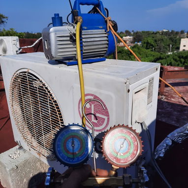 Defectaciones en equipos de clima, reparaciones menores, recarga g refrigerante,montaje Split,desmontaje y mtto 52966031 - Img 118409737