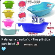Palangana para bebé, tina plastica para baño - Img 57779372