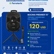 Bocina Premier 15 " - Img 55897274