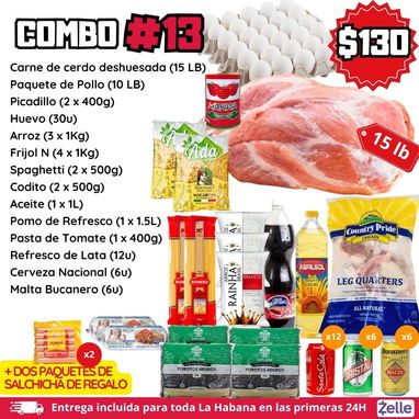 combos Habana Puedes pagar ✔ CUP al toque ✔ Efectivo ✔ Transferencia ✔ Euro ✔ USD ✔ Bizum PayPal Zelle - 6/10