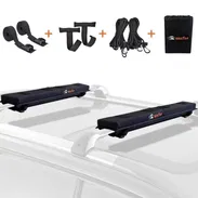 MeeFar Almohadillas universales para portaequipajes de techo que se ajustan a barras transversales: para kayak/tabla de - Img 54258296