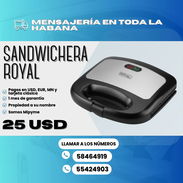 Sandwichera - Tostadora ✅ ROYAL 💲25 USD - Img 49606122