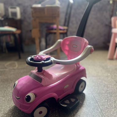 Carro Juguete Regalo Niña Bateria Rosa - 2/2