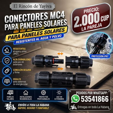 CONECTORES PARA ECOFLOW Y PANELES SOLARES. LLAVE DE INSTALACIÓN PARA MC4 - 2/6