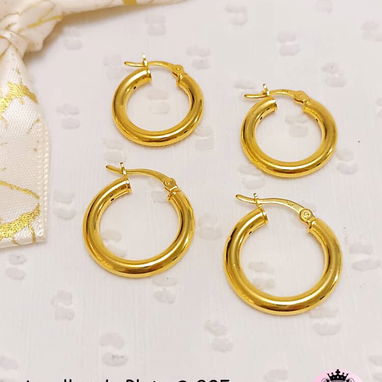 Argollas de plata calidad garantizada - 5/8