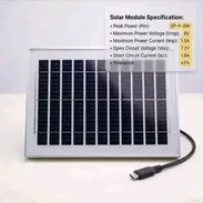GU- ⚡ PANEL SOLAR SALIDA TIPO C – 9W 6V ⚡, 30 USD - Img 57526392