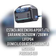 Estación de Energía Portátil DARAN NEOK2 600W / 288Wh LiFePO4 - Img 57377044