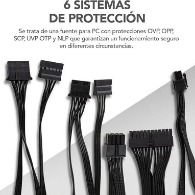 Fuente de Alimentación ATX NOX Urano PRO 650W 80 Plus Bronze ⚡ 🏠 70 USD - 8/8