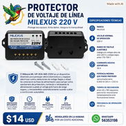 PROTECTOR DE VOLTAJE DE LINEA MILEXUS 220 V - Img 57340711