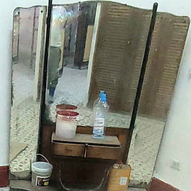 Juego de cuarto antiguo de madera buena - 2/7