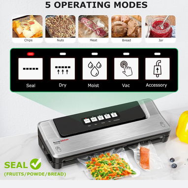 Selladora al Vacío para Alimentos 5 en 1 - 4/8