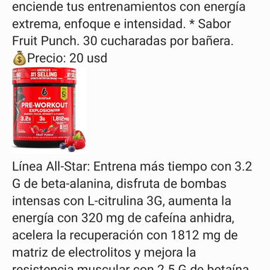Pre- Entreno SixStar - Img 105897146