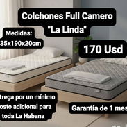 🔷 Colchón Camero La linda, Sellado al vacío, $170 usd ❗  ➖Medidas 135 x 190 cm - Img 55735484