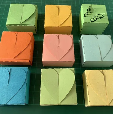Cajas de regalos 🎁 encajes de papel. - Img 93304177