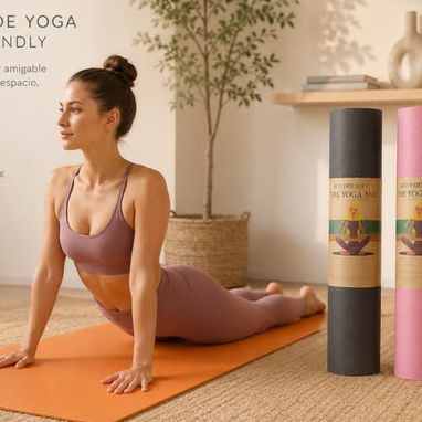 🧘‍♀️ Estera de Yoga Antideslizante   💲 PRECIO: 18 USD. Yoga 🧘  Pilates ✨  Estiramientos 💪📞56249037 - Img 122390412