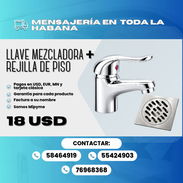 Llave mezcladora + Rejilla de piso - Img 58115588