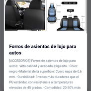 Forro de asiento de lujo de auto - Img 56827759