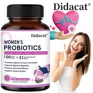 Probiótico Digestivo mujer DIDACAT Women’s Probiotic – 120 cápsulas - Img 55427339