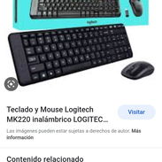 Kit inalámbrico Logitech Teclado en español y mouse new 58757374 - Img 50269546