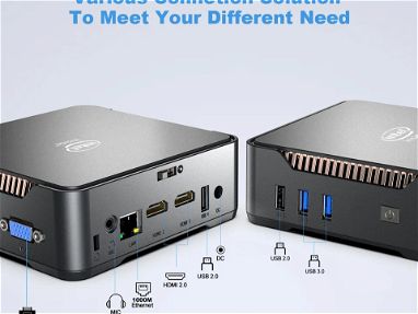 Mini PC, GK3V Plus Alder Lake N100, 8GB DDR4 con 256GB SSD. Nuevo en su Caja, Sellado! - Img main-image