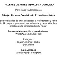 Talleres de artes visuales a domicilio, para niños y adolescentes. WhatsApp: +53 53731370 - Img 56478291