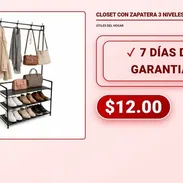 CLOSET CON ZAPATERA 3 NIVELES . - Img 58305160