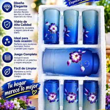 Juego de vasos de cristal - 2/2
