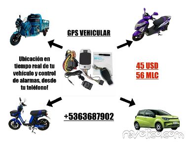 GPS para tu moto, bicimoto o auto!! Garantiza la seguridad de tu vehículo! - Img main-image-45624423