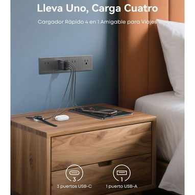 ANKER ZOLO 70W ORIGINAL | NUEVO Y SELLADO | 4 PUERTOS 3C1A - 5/10