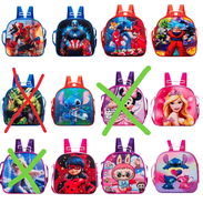 Mochilita merendero para circulo o prescolar Stitch, Sonic, spiderman, Barbie, labubu - Img 55787195