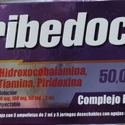 Tribedoce en Inyecciones caja con 5 dosis de 50 000, B1, B6, B12 - Img 52669597