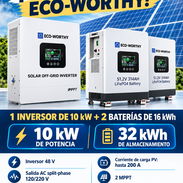 Inversor 10kw +2 Baterias de 16kw ECO-WORTHY 55098289 - Img 58333332
